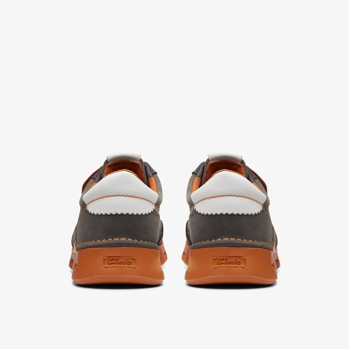 Clarks Nature X One Men's Dark Grey Combi Suede 26170629 — detail view