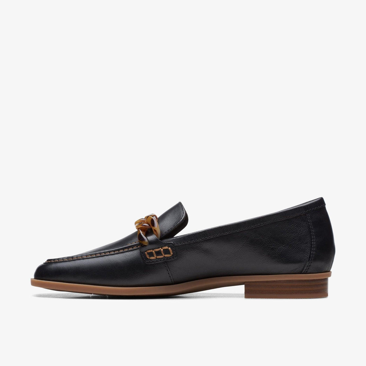 Clarks Sarafyna Iris Women's Black Leather 26171043 — side view