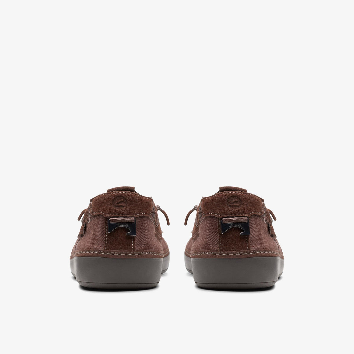Clarks Higley Tie Men's Brown Combi Textile 26171554 — detail view
