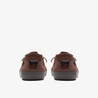 Clarks Higley Tie Men's Brown Combi Textile 26171554 — detail view
