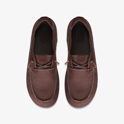 Clarks Higley Tie Men's Brown Combi Textile 26171554 — top view