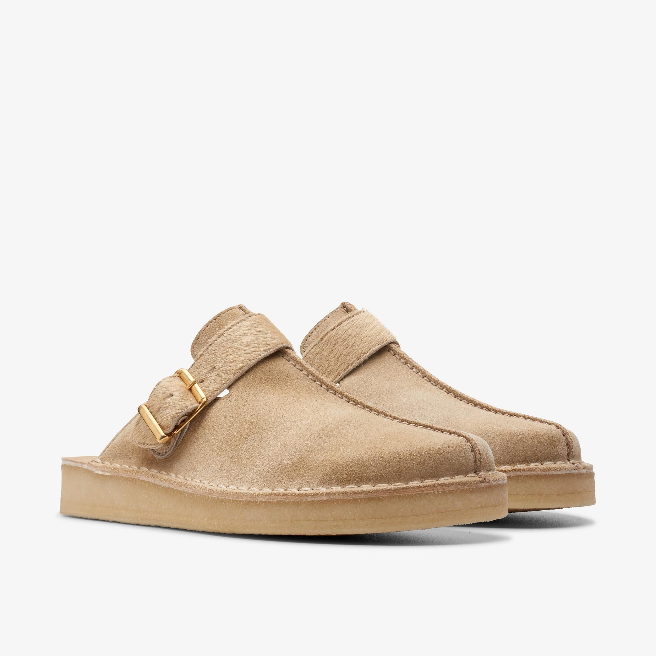 [26171989] Mens CLARKS TREK MULE - TAUPE INTEREST