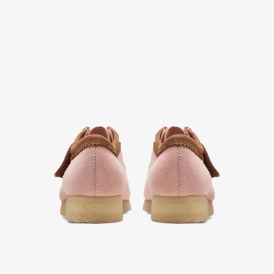 [26171990] Mens CLARKS WALLABEE - PINK COMBI SDE