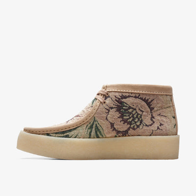 Clarks Originals Wallabee Cup Bt Men's Tan Floral Txt Casual Shoes