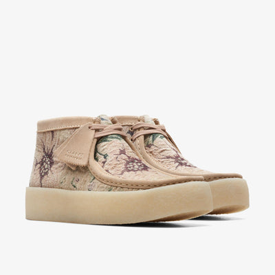 Clarks Originals Wallabee Cup Bt Men's Tan Floral Txt Casual Shoes