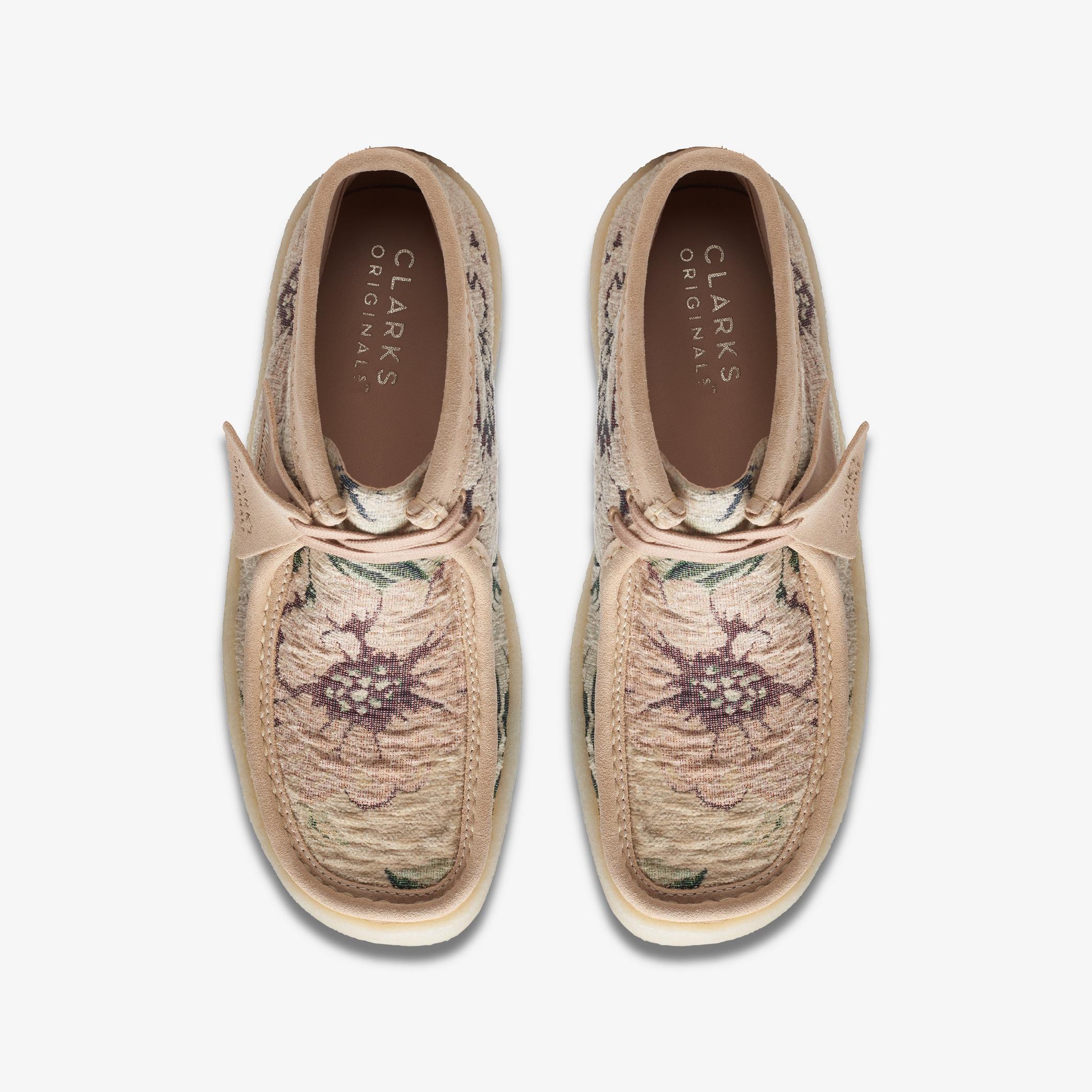 Clarks Originals Wallabee Cup Bt Men's Tan Floral Txt Casual Shoes