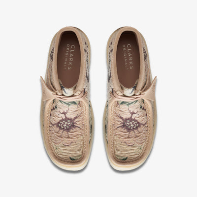 Clarks Originals Wallabee Cup Bt Men's Tan Floral Txt Casual Shoes