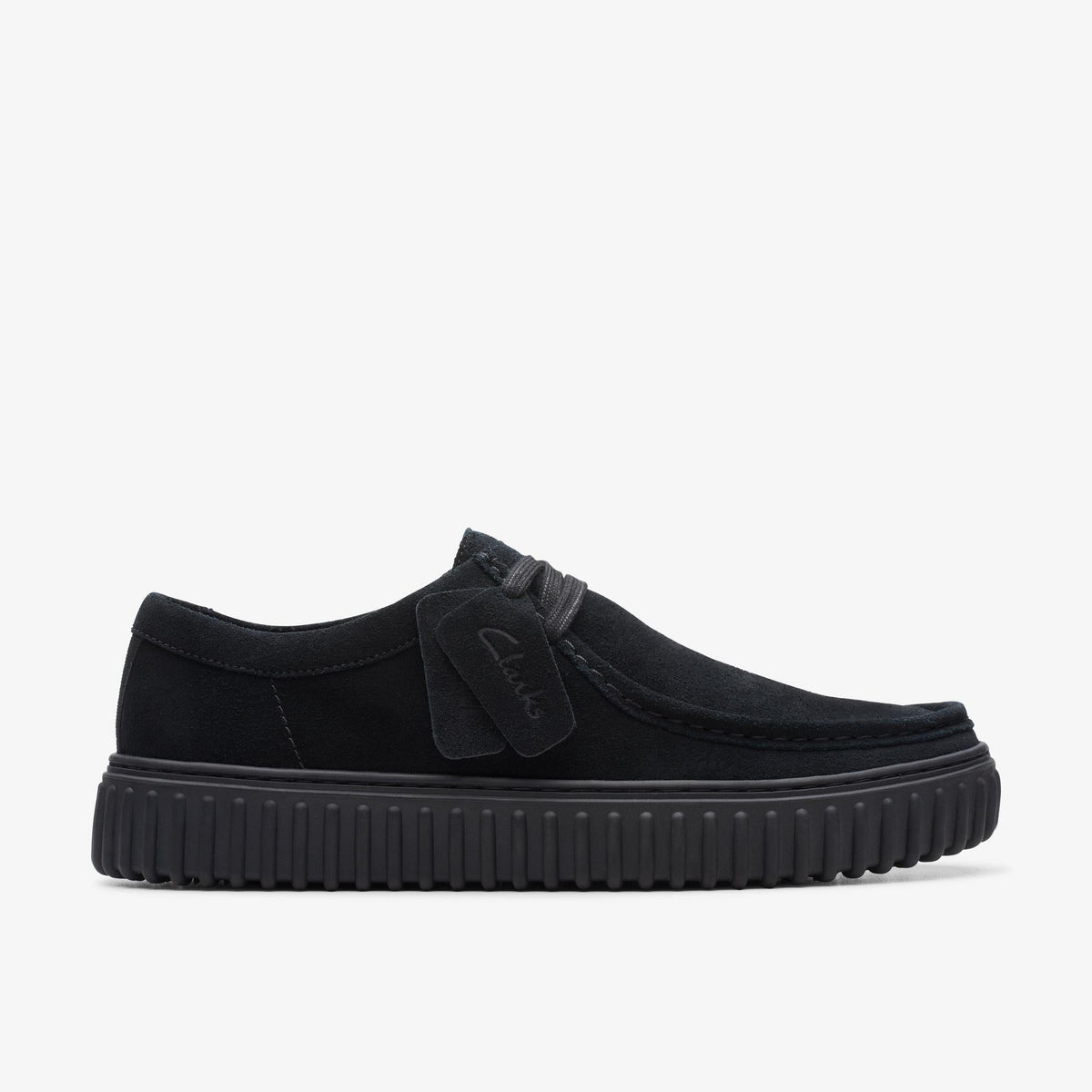 Clarks Torhill Lo Men's Black Suede 26172019