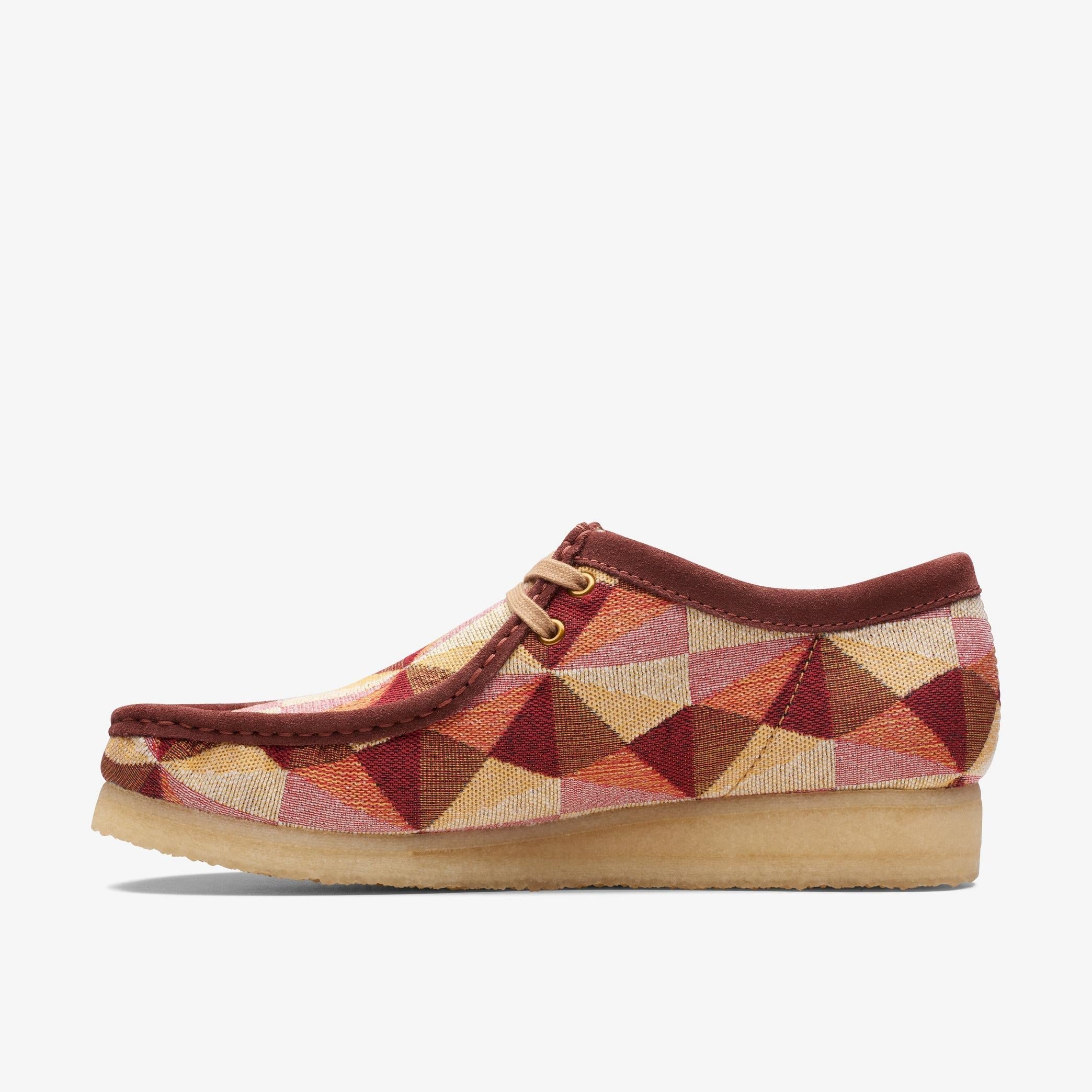 [26172248] Mens CLARKS WALLABEE - YELLOW MULTI TXT