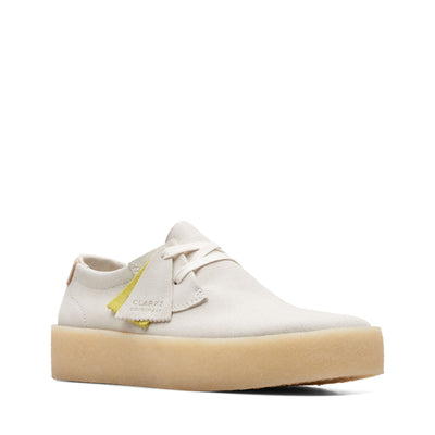 Clarks Ashcott Cup - Off White Suede Men's Off White Suede 26172515 — side view
