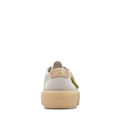 Clarks Ashcott Cup - Off White Suede Men's Off White Suede 26172515 — top view