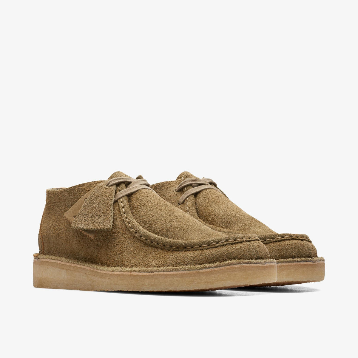 Clarks Originals Desert Nomad Men's Khaki Suede 26172581 — sole view