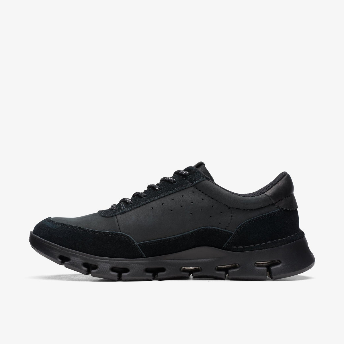 Clarks Nature X One Men's Black/Black 26172792 — side view