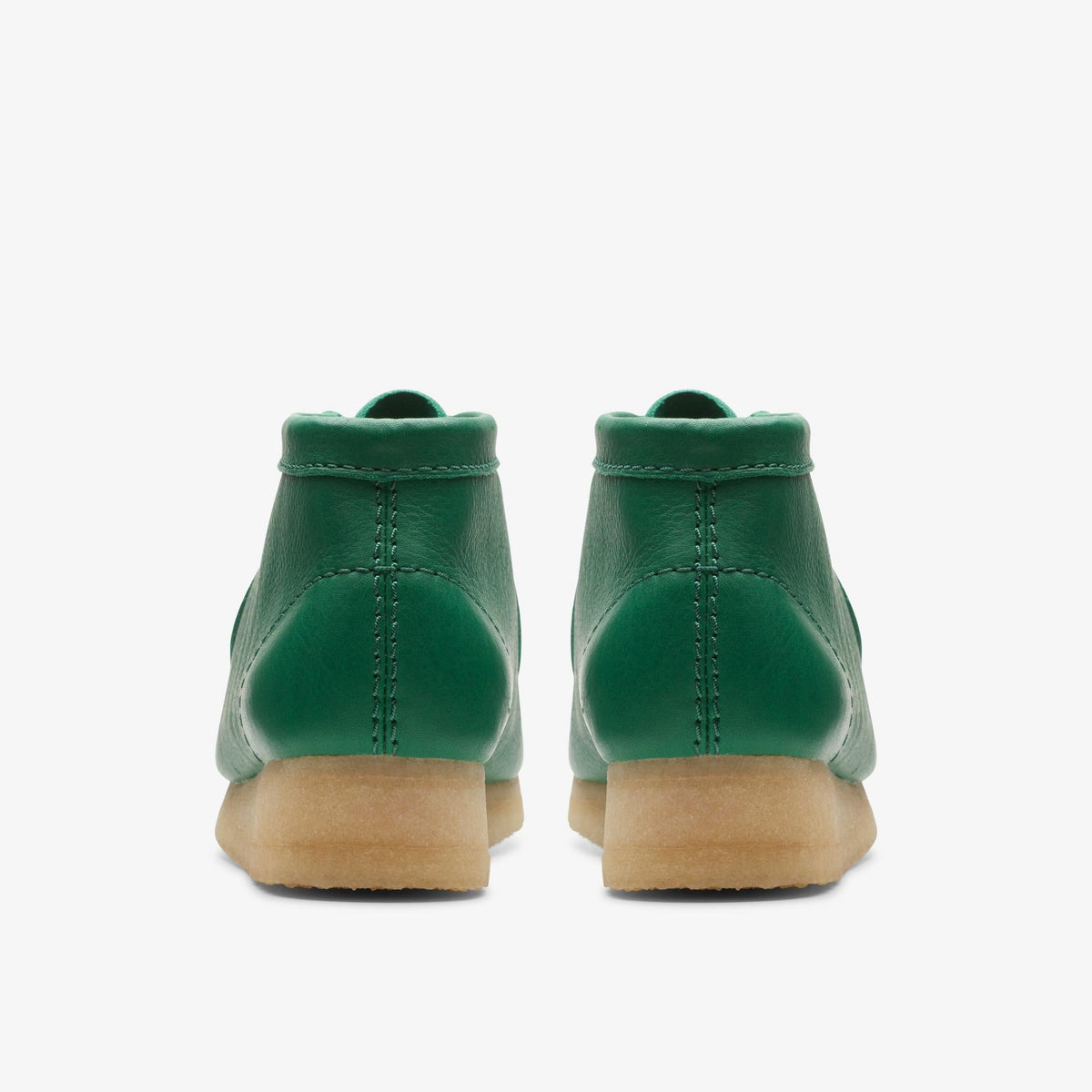 Clarks Originals Wallabee Boot Women's Cactus Green Leather 26173234 — detail view
