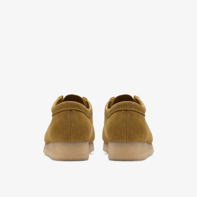 [26173241] Womens CLARKS WALLABEE - MID GREEN SDE