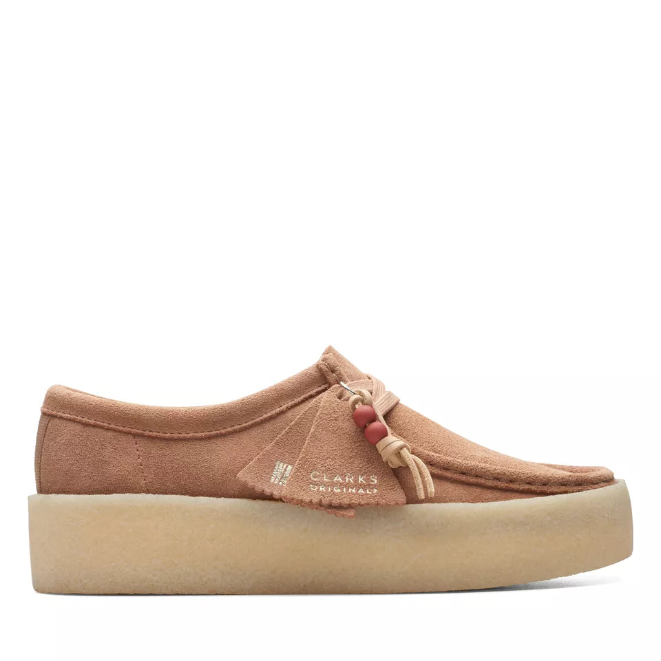 Clarks Originals Wallabee Cup Women's Warm Beige Suede 26173252