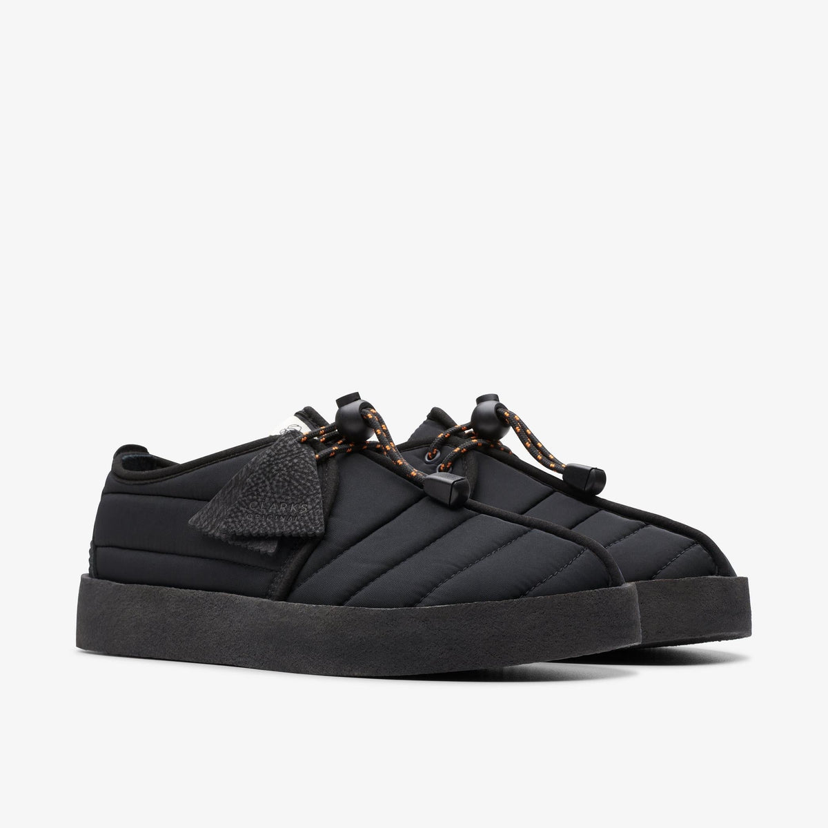 Clarks Originals Trek Cup Men's Black Quilted 26173313 — sole view