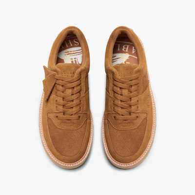 Clarks Sandford - Golden Sand Sde Men's Golden Sand Suede 26173373 — top view