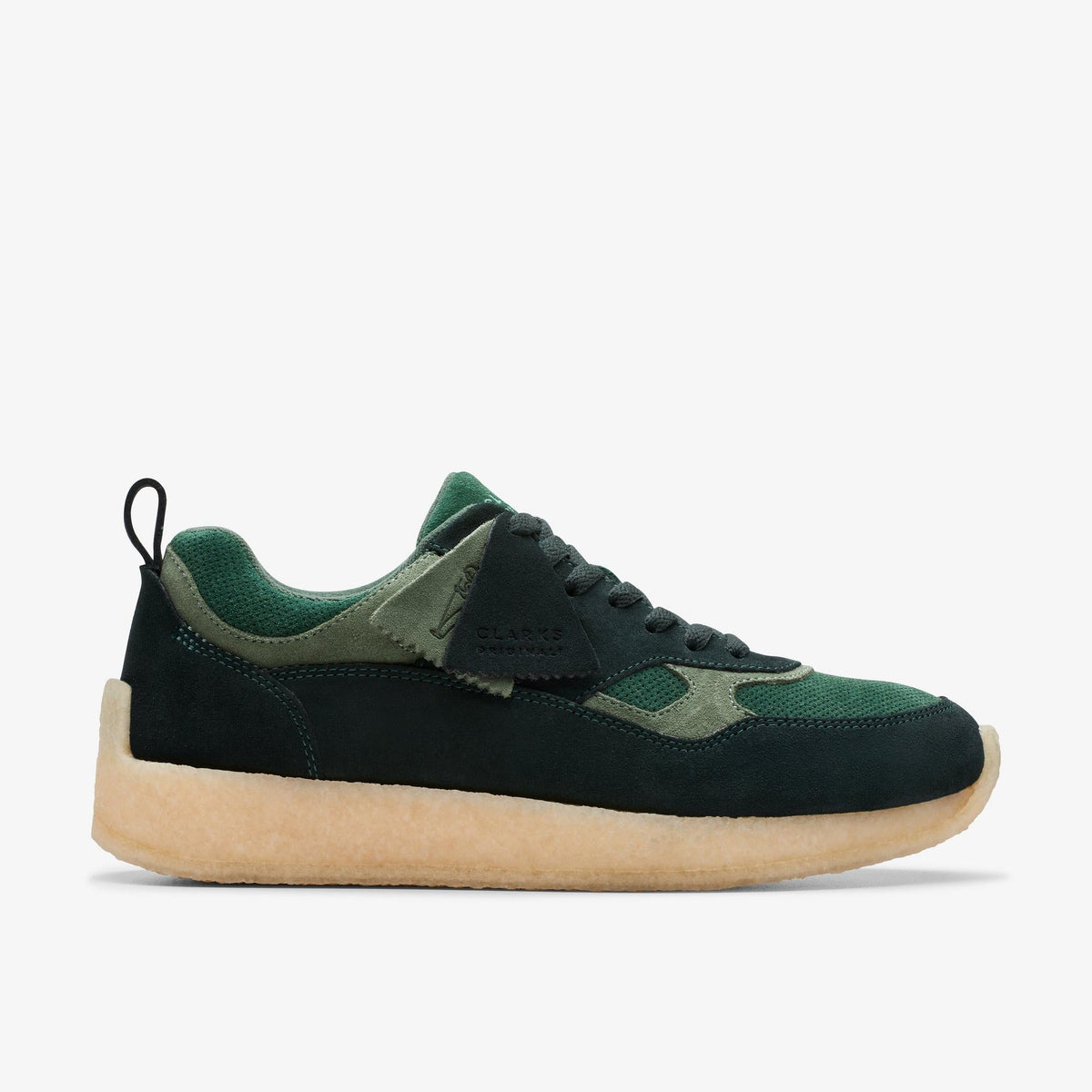 Clarks Originals Lockhill Men's Dark Green Combi Synthetic 26173374