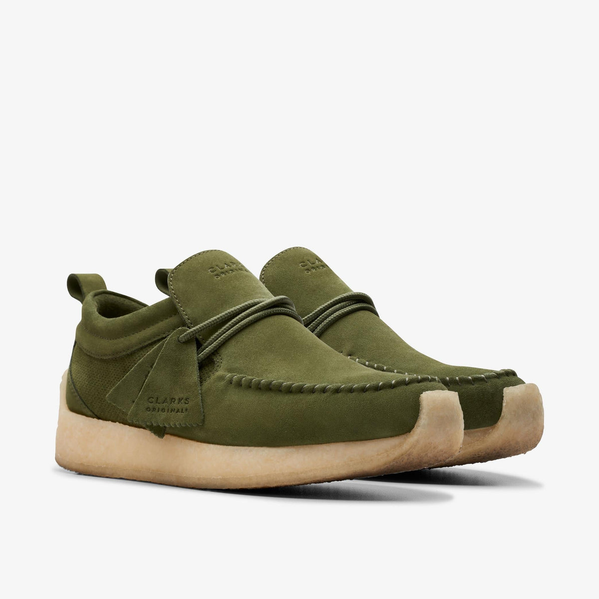 Clarks Originals Maycliffe Men's Khaki Suede 26173379 — sole view