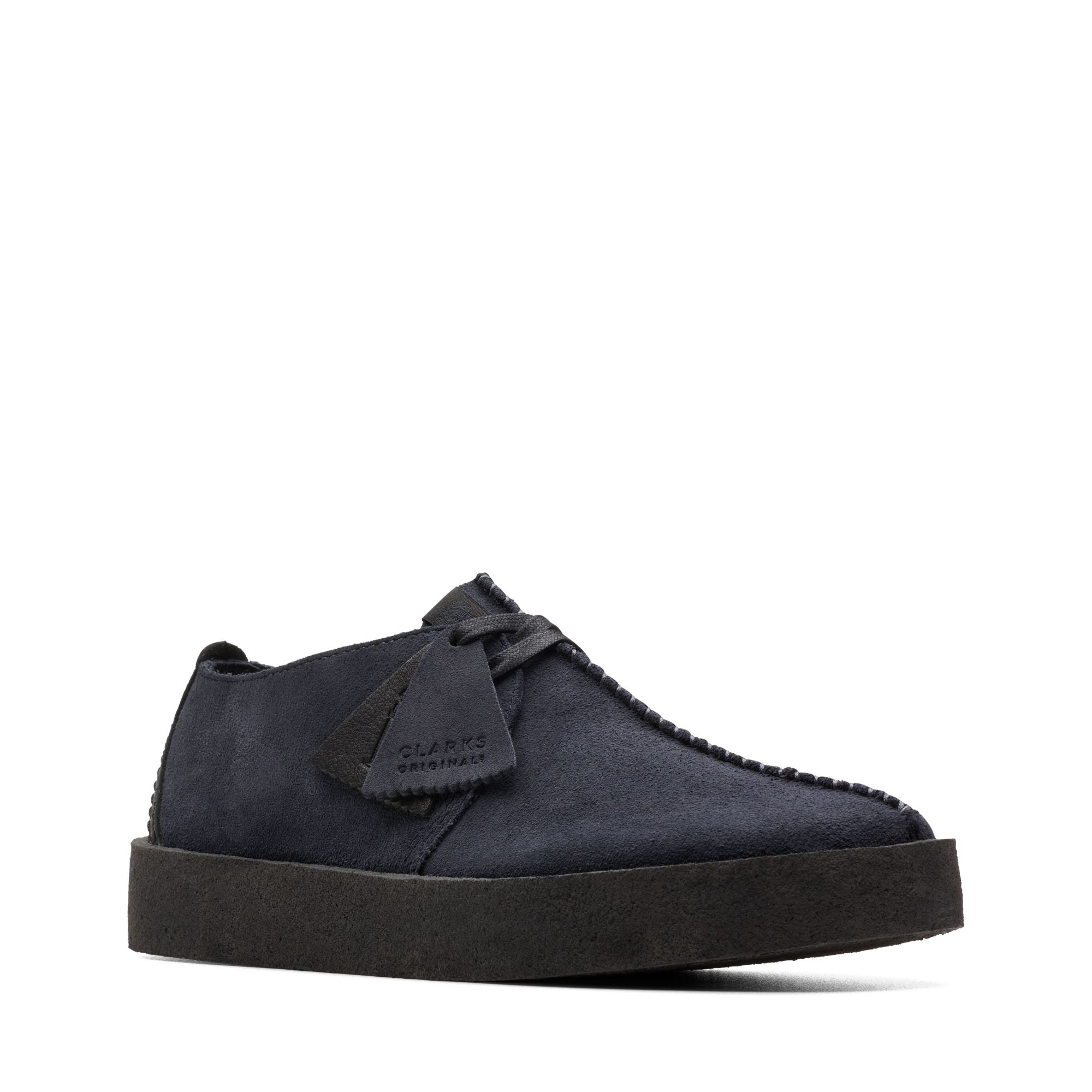 rubbersoled [26173633] MENS CLARKS TREK CUP - NAVY side view