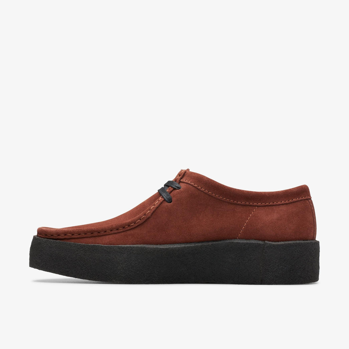Clarks Originals Wallabee Cup Men's Rust Suede 26173658 — side view