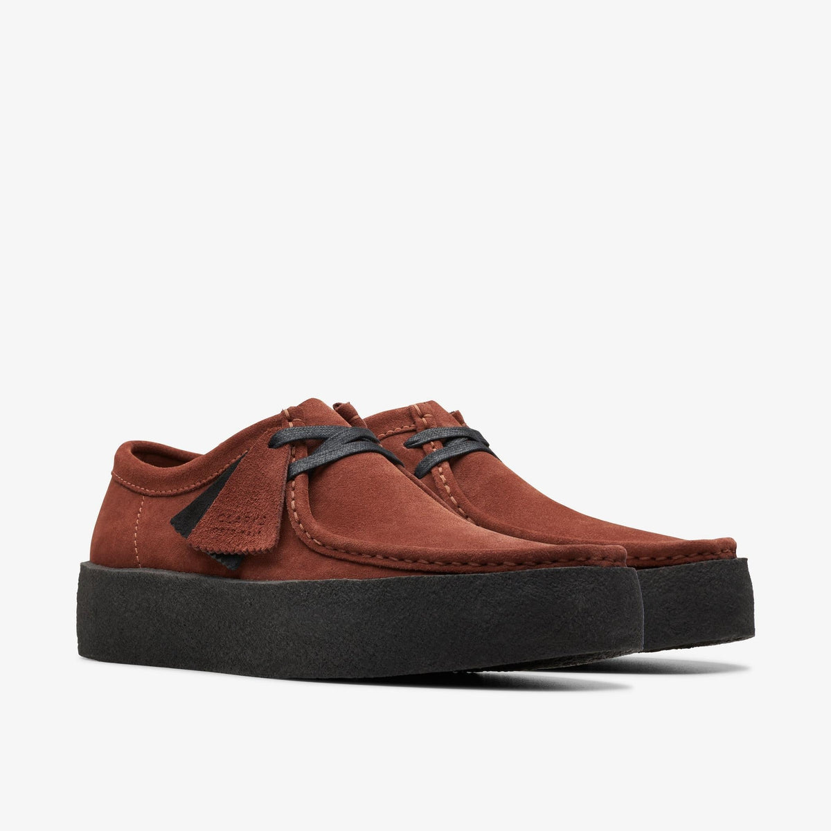 Clarks Originals Wallabee Cup Men's Rust Suede 26173658 — sole view