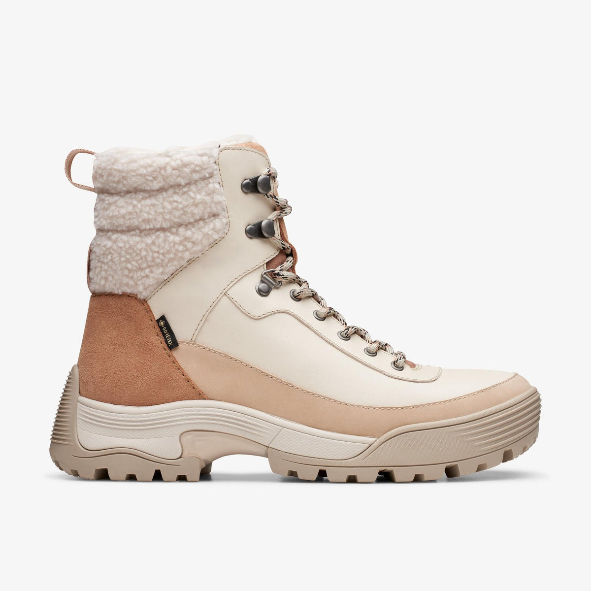 Clarks ATL Hike Top GTX Women's Ivory Leather 26173823