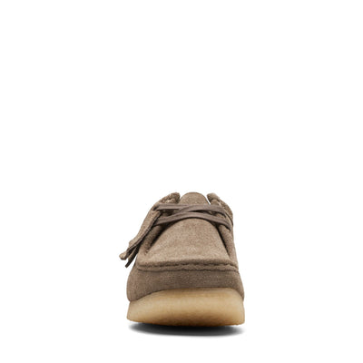 [26174049] MENS CLARKS WALLABEE - DARK GRY SUEDE