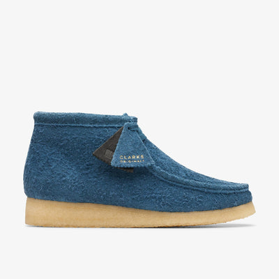 [26174050] Mens CLARKS WALLABEE BOOT - DEEP BLUE