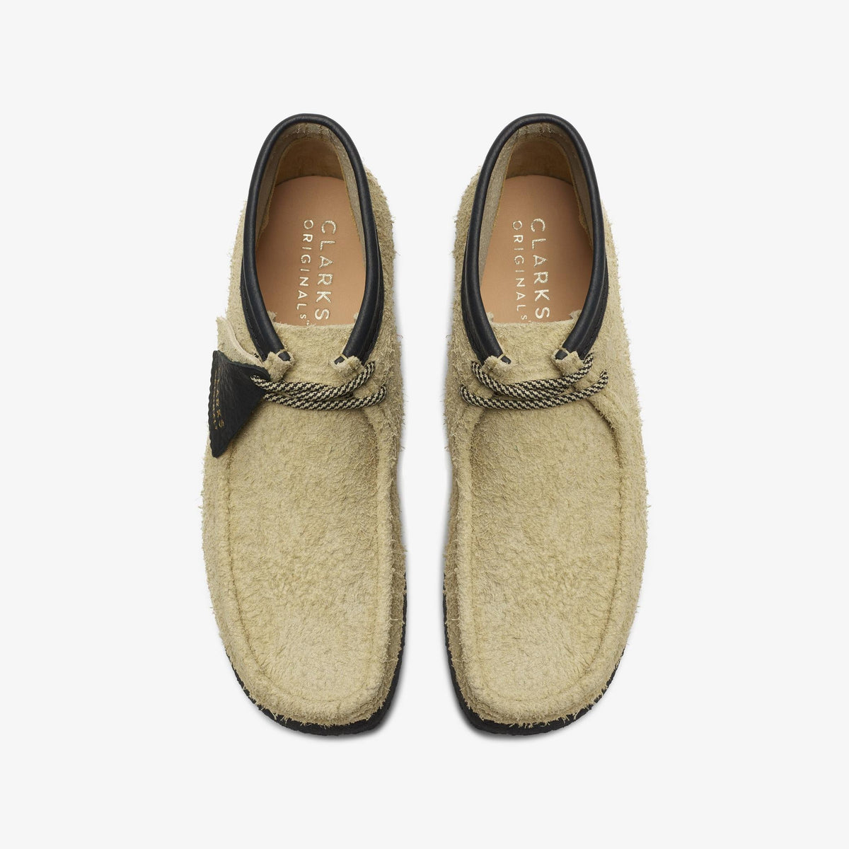 Clarks Originals Wallabee Boot Men's Maple/Black 26174051 — top view