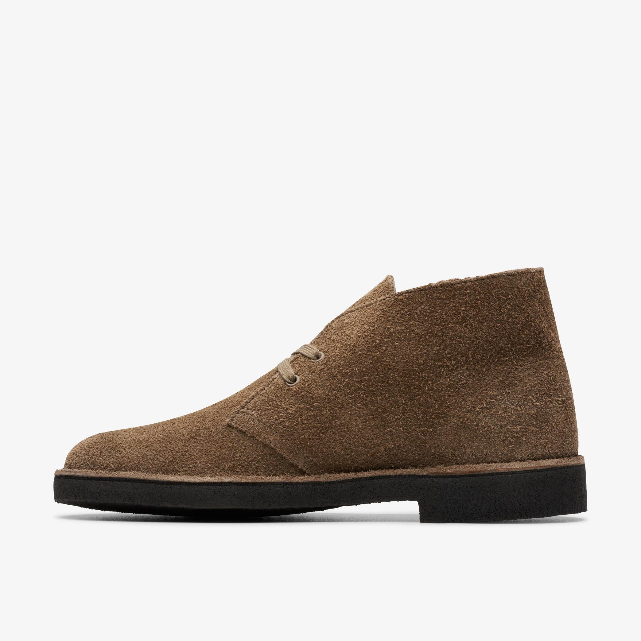 [26174055] Mens CLARKS DESERT BOOT - DARK GREY SDE