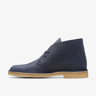 Clarks Originals Desert Boot Navy Men's Navy Leatherrherther