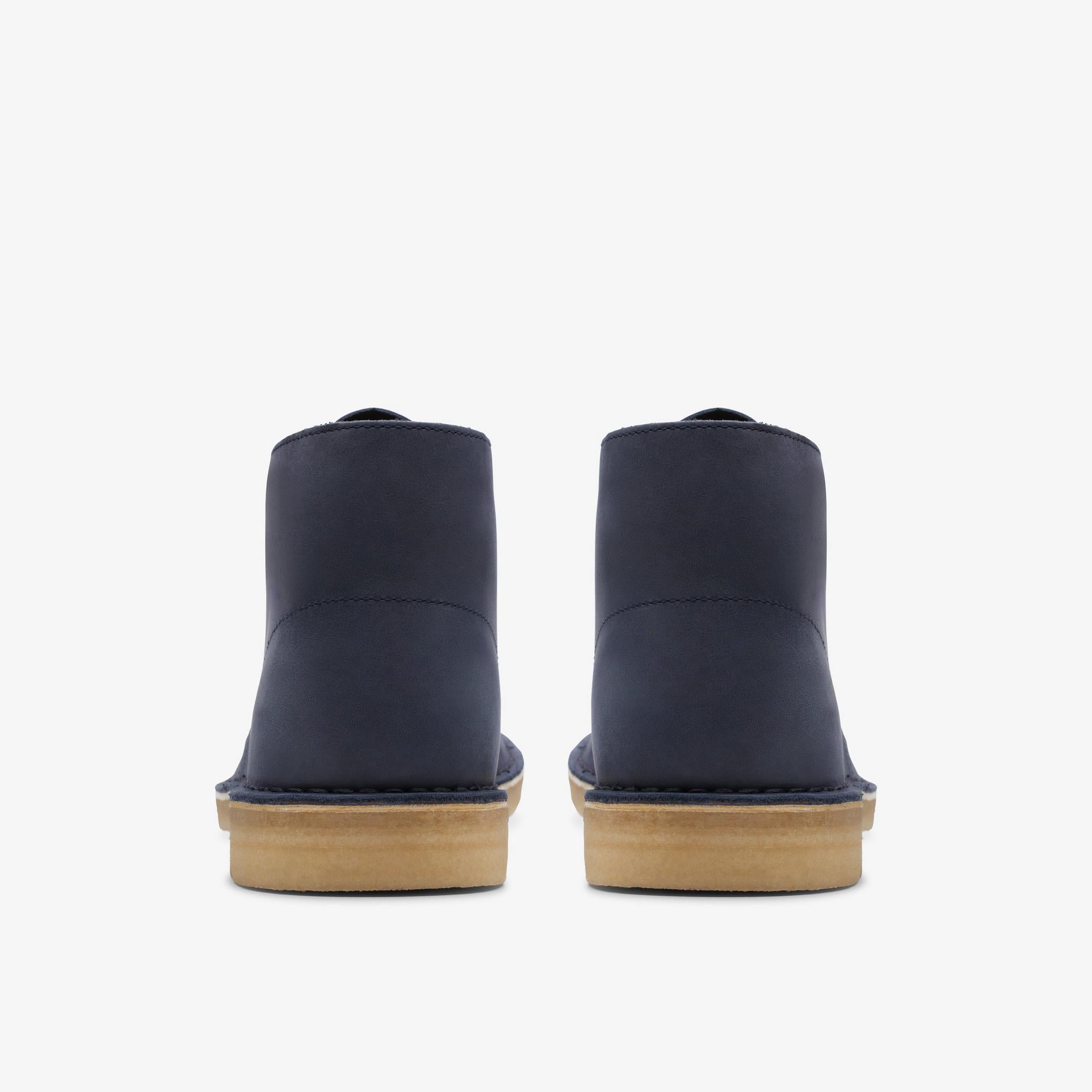 Clarks Originals Desert Boot Navy Men's Navy Leatherrherther