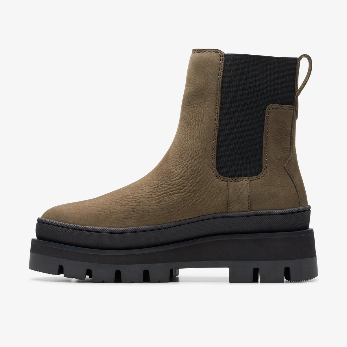 Clarks ORIANNA2 TOP Women's Dark Olive 26174064 — side view