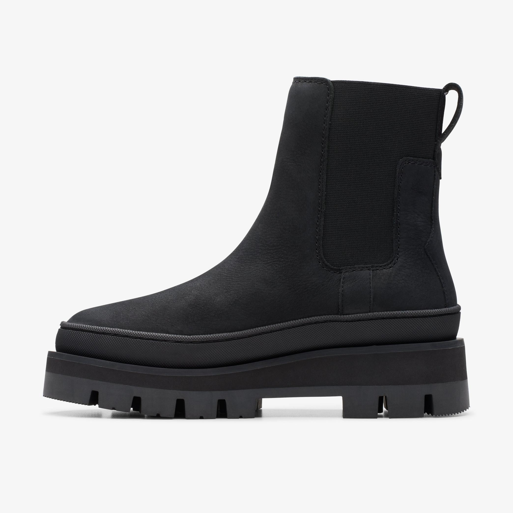 Clarks Orianna 2 Top Women's Black Nubuckuck Shoes