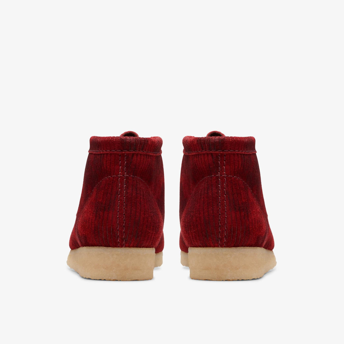 Clarks Originals Wallabee Boot Men's Burgundy 26174521 — detail view