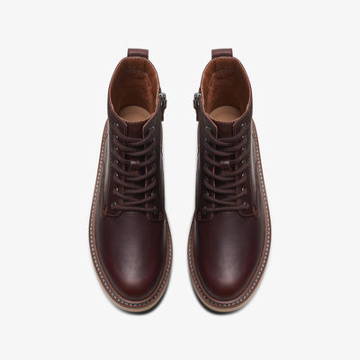 Clarks Orianna W Lace Women's Dark Brown Leather 26174799 — top view