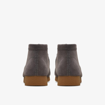 Clarks Originals Wallabee EVO Boot Men's Grey Suede 26174938 — detail view