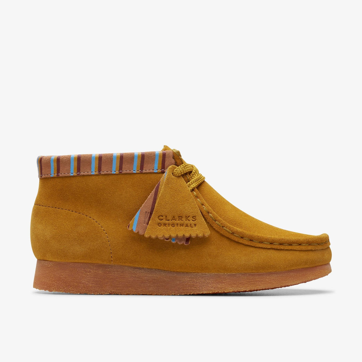 Clarks Originals Wallabee Boot PS Kids' Unisex Mustard Suede 26175093