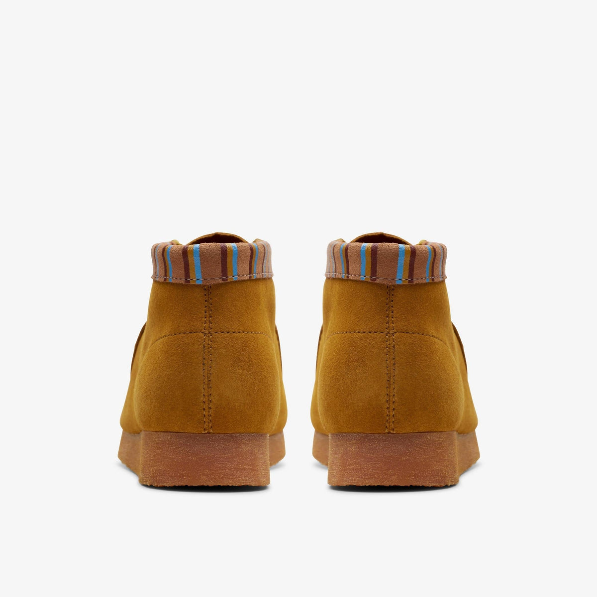 Clarks Originals Wallabee Boot PS Kids' Unisex Mustard Suede 26175093 — detail view