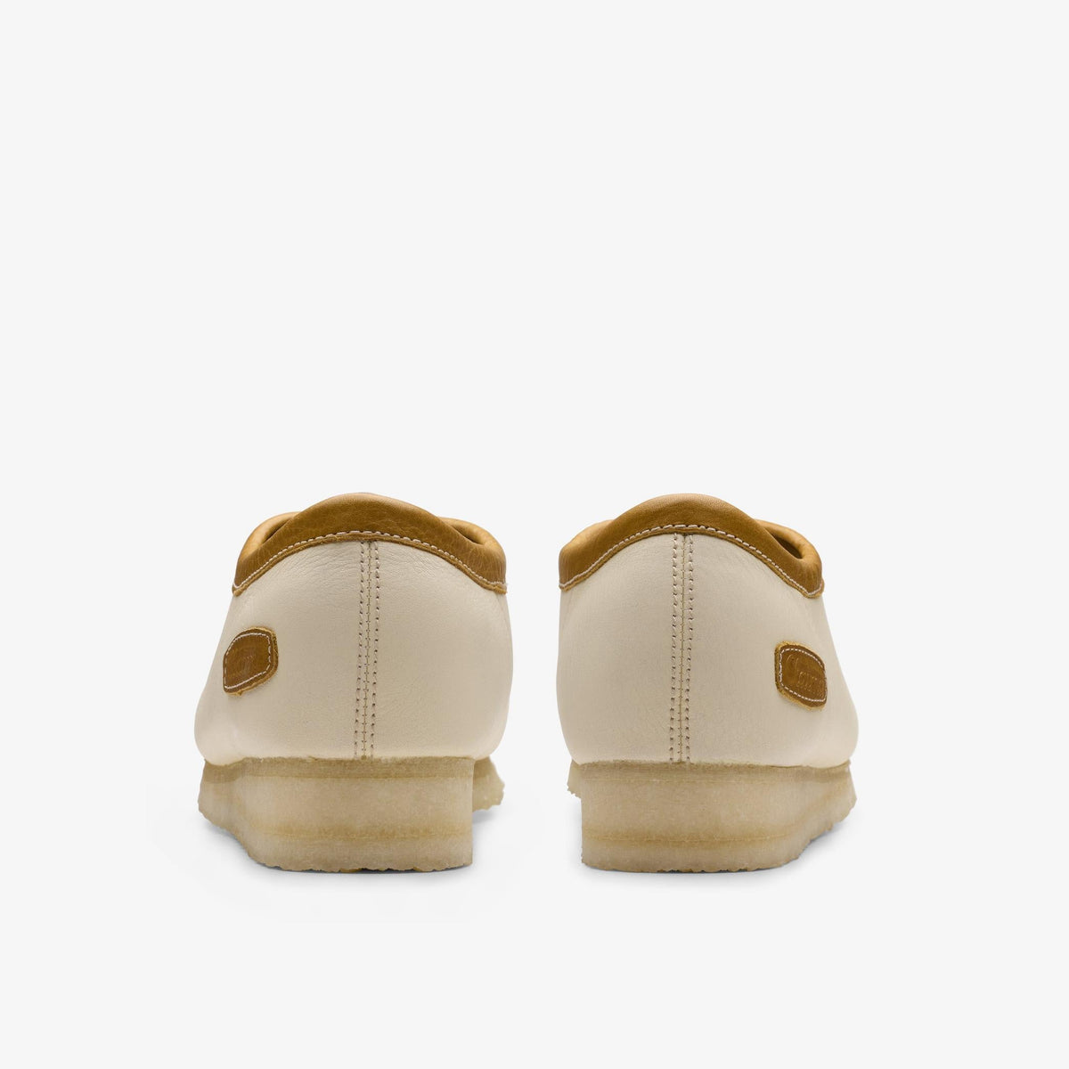 Clarks Originals Wallabee Men's Off White Combi 26175432 — detail view