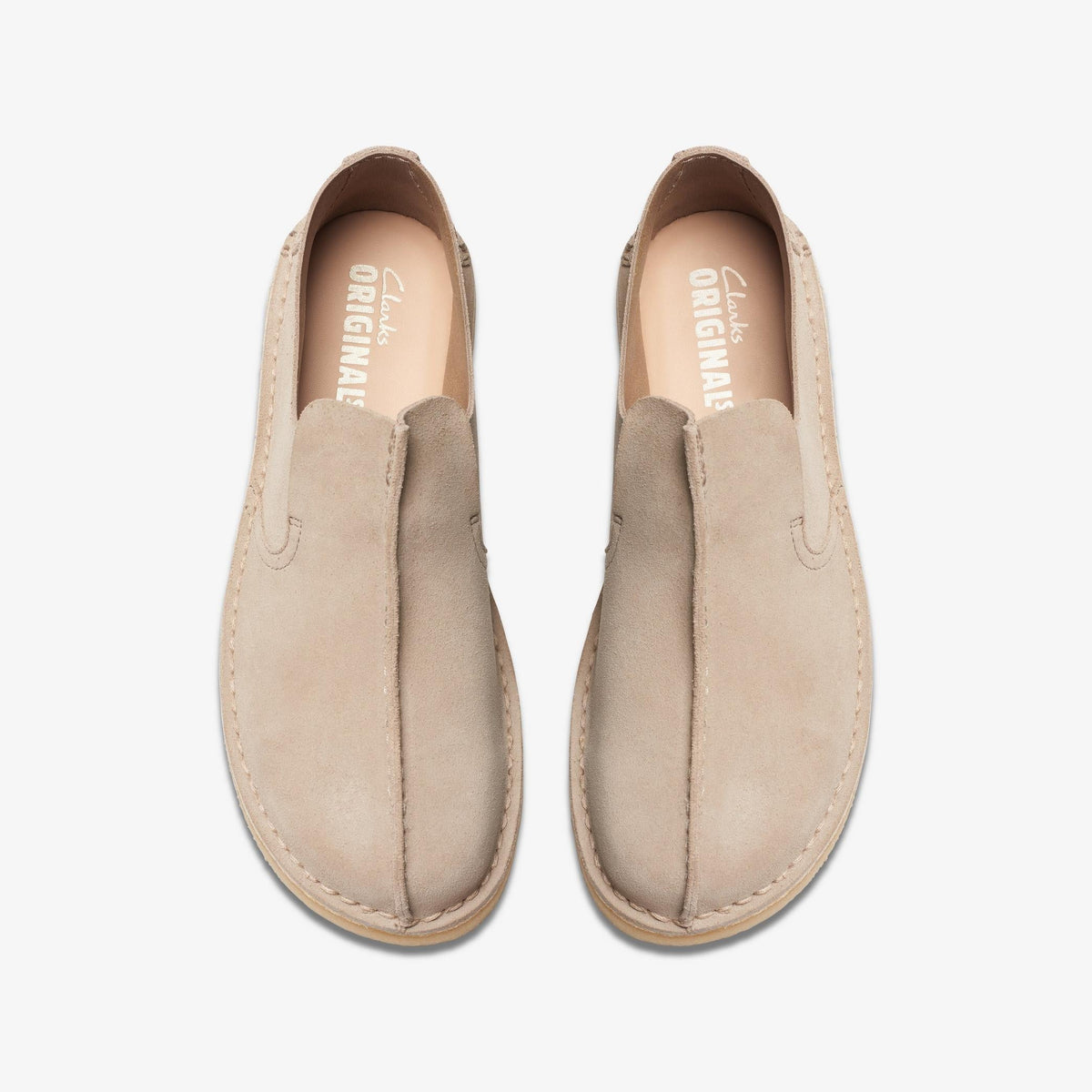 Clarks Originals Desert Mosier Men's Sand Suede 26175684 — top view