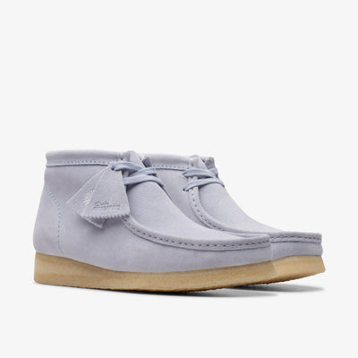 [26175699] Mens CLARKS WALLABEE BOOT CLOUD GREY SDE