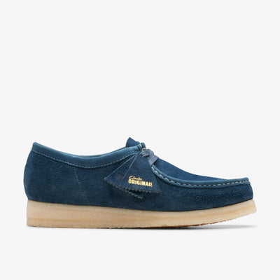 Clarks Originals Wallabee Men's Navy Teal Suede 26175709