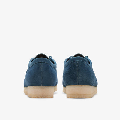 Clarks Originals Wallabee - Navy/Teal Sde Men's Navy/Teal Suede 26175709 — detail view