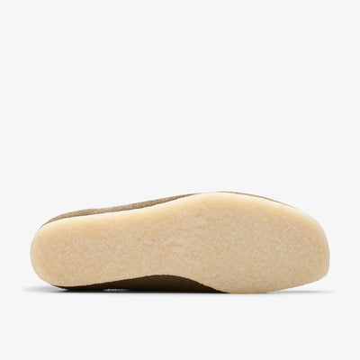 Clarks Originals Wallabee - Pale Khaki Suede Men's Pale Khaki Suede 26175710 — rear view