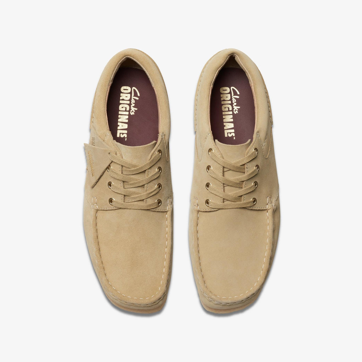 Clarks Originals Wallabee Men's Maple Suede 26175753 — top view