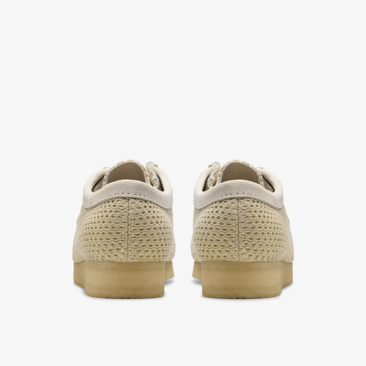 Clarks Originals Wallabee - Off White Mesh Men's Off White Mesh 26175849 — detail view