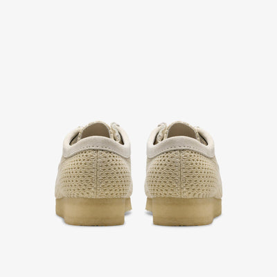Clarks Originals Wallabee - Off White Mesh Men's Off White Mesh 26175849 — detail view